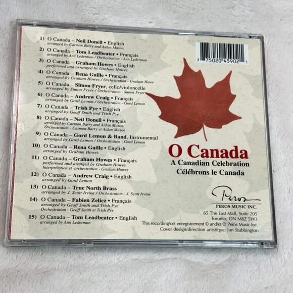 O Canada - A Canadian Celebration Music Audio CD - Picture 2 of 2